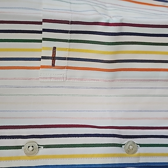 Rainbow Button Down Dress Shirt - Picture 2 of 7